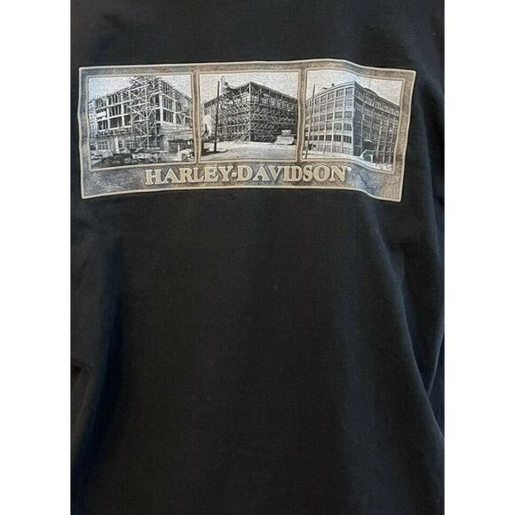 Men's L Harley Davidson T Shirt 3700 W Juneau Ave Milwaukee WI Corporate HQ 100 - Picture 3 of 6